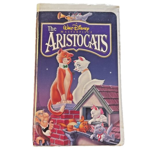 The Aristocats VHS 1996 Walt Disney Masterpiece Collection Clamshell - Picture 1 of 13